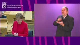First Minister's Questions BSL - 17 February 2021