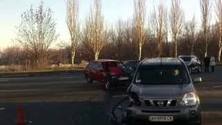 ДТП на выезде из города (19.11.2013) - Видео Gorlovka.UA