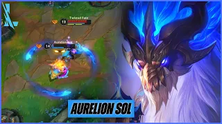 AURELION SOL GAME PLAY SEASON 6 BUILD AND RUNES | LEGENDARY RANKED