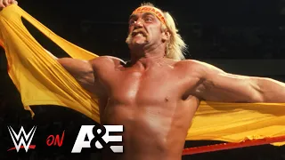 Young Rock gets a souvenir from Hulk Hogan: A&E WWE Rivals The Rock vs. Hulk Hogan