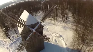 Музей народной архитектуры и быта с высоты птичьего полёта