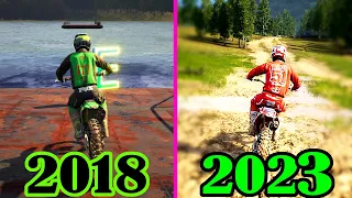 Evolution of Monster Energy Motocross Games ( 2018-2023 )