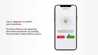 Authenticate online card transactions with your Digital Token