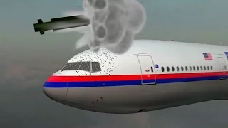 El avión derribado hace un año en Ucrania fue impactado por un misíl de fabricación rusa