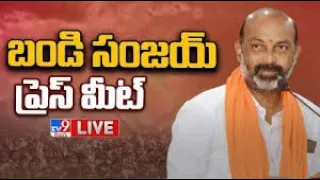 BJP MP Bandi Sanjay Press Meet Live - TV9