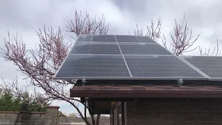 Установка солнечных панелей (15 квт)