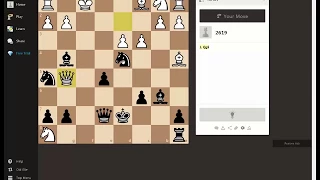 Шахматы.  Решение задач по тактике на chess.com