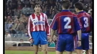 1992/93.- FC Barcelona 3 Vs Atlético Madrid 1 (Final Ida - Supercopa España)