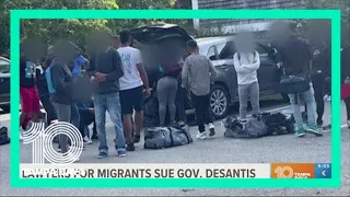 Lawyers for migrants sue Florida Gov. DeSantis