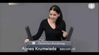 Agnes Krumwiede Miss Bundestag Rede am 20Januar 2010