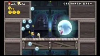 New Super Mario bros. wii - world 3 cannon