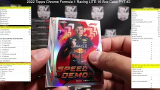 2022 Topps Chrome Formula 1 Racing Lite 16 Box Case PYT #2