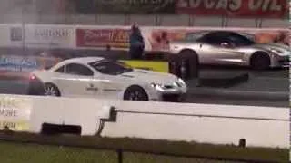 Fastest Mercedes McLaren SLR vs Corvette