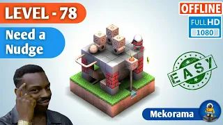 Mekorama Level 78 : Need a Nudge : Mekorama story Full Gameplay Video (Easy)