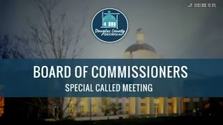 BOC Special Called Meeting August 2021