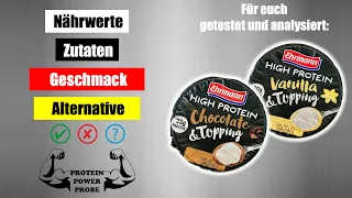 Ehrmann Protein Pudding mit Topping - Vanilla und Chocolate im Test *Hardcore*