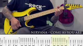 NIRVANA - Come as you are [GUITAR COVER + TAB]