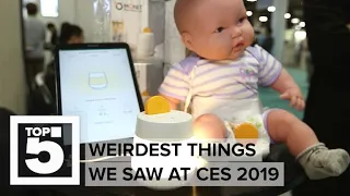 Top 5 weirdest things from CES 2019 (CNET Top 5)