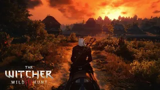 The Witcher 3 - Exploring White Orchard with Witcher 1 Music | Relaxing Ambient