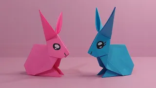 How to make Origami Rabbit Easy | Rabbit paper craft | Easy paper toys | DIY