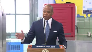 Mayor Eric Adams Makes School Food Related Announcement