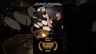 EPIC DRUM SOLO - CRADLE OF FILTH - DUSK AND HER EMBRACE - NICHOLAS BARKER