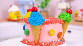 Elemental Jelly Cake -- So Hot Miniature Pop It Cartoon Cake Decorating _ 1000  Miniature Cake