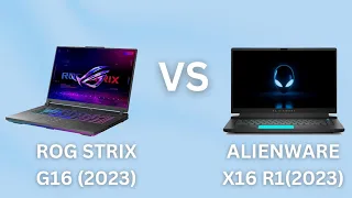 Asus ROG Strix G16 VS Alienware x16 R1 - Which is the best gaming laptop Right now...