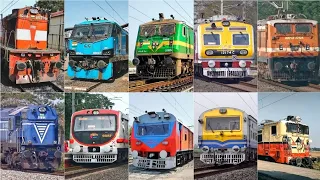 [20 in 1] Non-stop amazing colorful all types of trains of INDIAN RAILWAYS