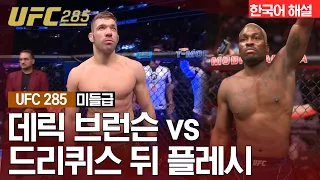 [UFC] 데릭 브런슨 vs 드리퀴스 뒤 플레시