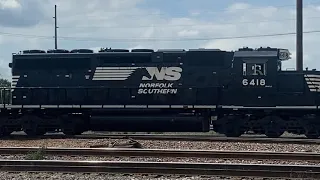 NS Local passing through Granite City IL