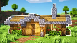 Minecraft Oak Starter House Tutorial 🏡 | How to build an Oak Starter Base