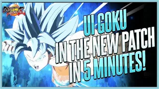 DBFZ - The NEW UI Goku In 5 Minutes Or Less!