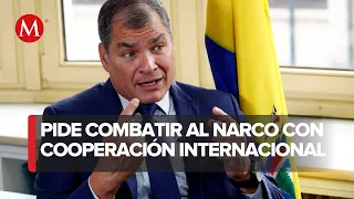 Rafael Correa asegura que migración y delincuencia son reflejos del fracaso en Ecuador