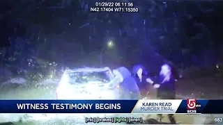 Jurors see video of Karen Read at murder scene