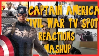 Captain America: Civil War TV Spot #5 Black Panther vs Cap - Reactions Mashup