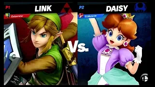 Smash Highlights - Daisy's Royal Destruction VS Link