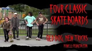 Four Classic Skateboards