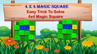 #VERY #EASY #TRICK #4x4MAGIC #SQUARE