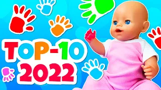 Baby Annabell -nukke - TOP 10 lasten videota. Baby Alive -nukke. Kokataan leluruokaa Baby Bornille.