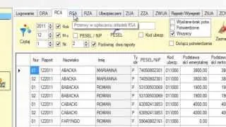 Program Płatnika  wyszukaj zmiany w korekcie. Porównaj dwa raporty. 2 raporty. www.comsoft.radom.pl