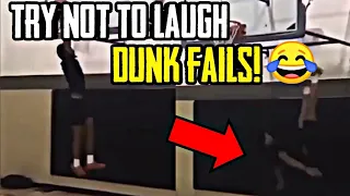 Try Not To Laugh: Basketball Slam Dunks Fails!