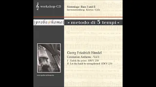 God save the King - Zadok the priest HWV 258 - Handel - Basso 1 - Bass 1 - Kl-Cello - T3