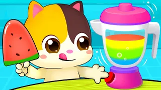 Rainbow Ice Pop - Colors Song | Learn Colors | Nursery Rhymes & Kids Song | Mimi and Daddy
