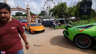 LOUD Super Cars Leaving Super Car Meet in INDIA(Hyderabad)!!!