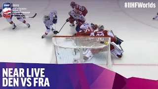 Bertrand put in a rebound in the Danish crease | Near Live | 2019 IIHF Ice Hockey World Championship