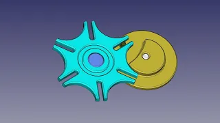 FreeCAD Tutorial Assembly 4 Geneva Mechanism and Amination