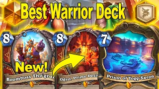 My Best Control Excavate Warrior Deck I've Ever Created Yet! Showdown in the Badlands | Hearthstone