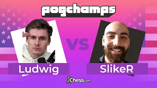 ​@elbaran6332's Position So Winning He Burns His Own Clock Dancing vs @ludwig! | Chess.com Pogchamps