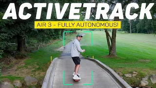 DJI Air 3 FULL ActiveTrack Flight - Fully Autonomous!